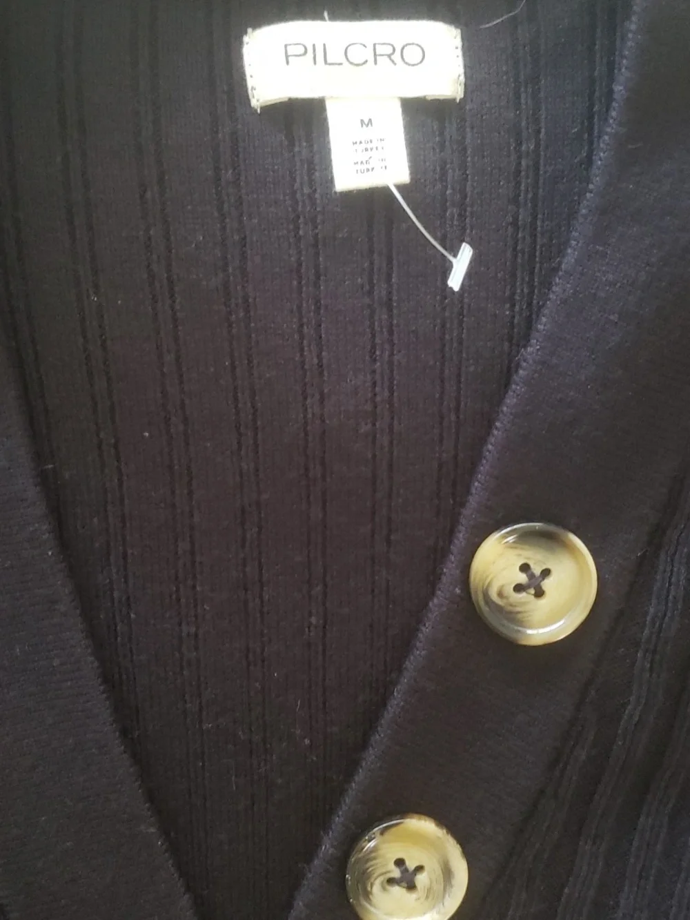 NWOT PILCRO Kassidy Deep V-Neck Pullovet Sweater- M